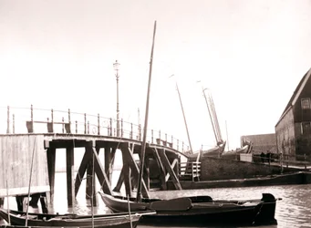 Canal Boats, Marken Island, Netherlands, 1898