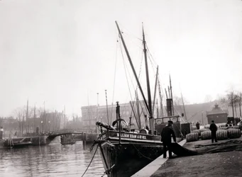 Canal Boats, Rotterdam, 1898