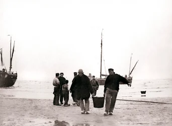 Men on the Shore, Scheveningen, Netherlands
