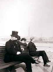 Passengers on a Ferry, Rotterdam, 1898