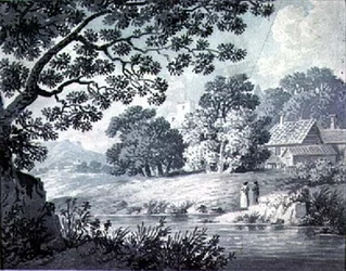 Landscape, showing a River in the Foreground