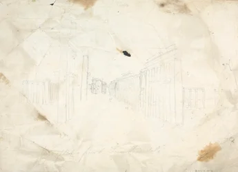 Sketch of Temple Ruins