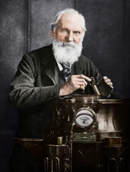 Lord Kelvin with His Compass, 1902