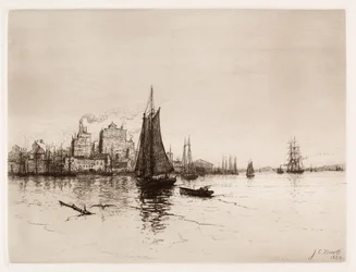 Harbor Scene, 1884
