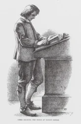 James Reading the Bible at Gaius