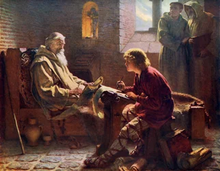 The Venerable Bede Translating the Last Chapter of St John