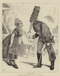 Kiss Me!, Scene from Creatures of Impulse at the Royal Court Theatre