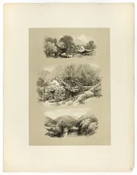 Pandy Mill, Church Pool, and one other subject, from Picturesque Selections