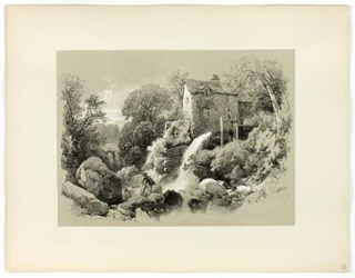 Pandy Mill, from Picturesque Selections