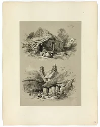 Port of Clwyd and South Brent, Devon, from Picturesque Selections