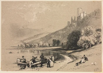 Ruins of Schonberg on the Rhine