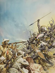 Boers Fighting Natives