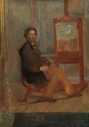 Ensor at His Easel