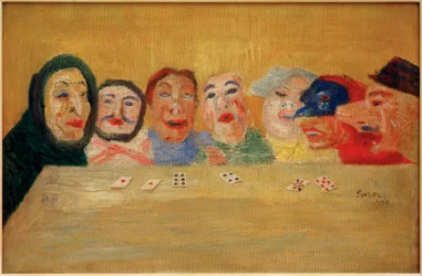 Masked Card Players