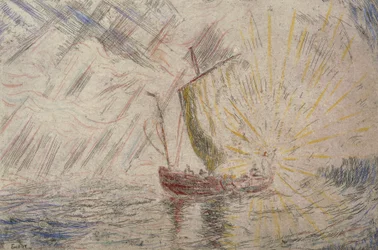 The Christ calming the tempest