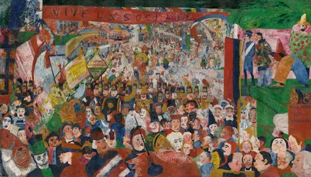 The Entry of Christ into Brussels in 1889, 1888