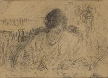 Woman Writing a Letter (Ensor’s Sister)