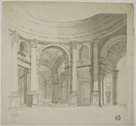 Interior of Domed Church
