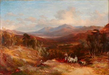 Lochnagar Looking up Glen Gelder