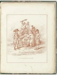 Committee of Health, 1795 Het Comité de Santé (title on object) Hollandia Regenerata (series title)