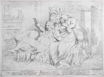 Bandelures, published by S.W. Fores in 1791