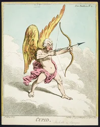 Cupid, from the New Pantheon No.4, published by Hannah Humphrey, 1799
