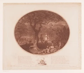 Dancing Man and Woman Under a Tree