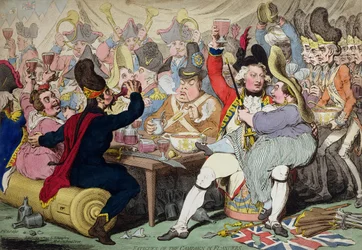 Fatigues of the Campaign in Flanders, published by Hannah Humphrey in 1793