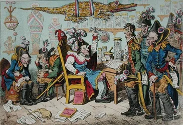 French Generals Retiring on Account of Their Health with Lepaux Presiding in the Directorial Dispensary