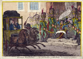 German Nonchalance – Or the Vexation of Little Boney. 1803