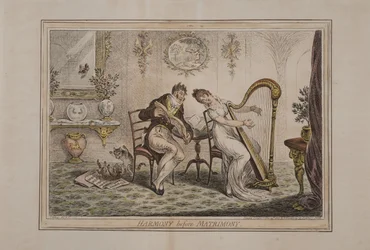 Harmony before Matrimony, published by Hannah Humphrey, 1805