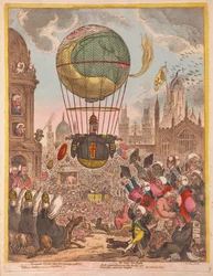 He steers his Flight, pub. 1810