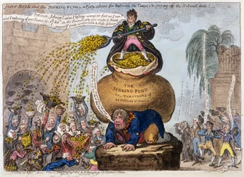 John Bull and The Sinking Fund - a Petty Scheme for Reducing the Taxes and Paying Off the National Debt, published by H. Humphrey, London, 1807