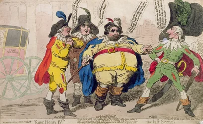 King Henry IV: the Last Scene, Published by S.W. Fores in 1788