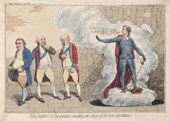 Malagrida & Conspirators, consulting the Ghost of Oliver Cromwell