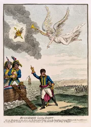 Napoleon Bonaparte (1769-1821) leaving Egypt