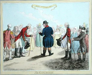 The Esplanade, published by Hannah Humphrey in 1797