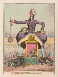 The Giant Factotum amusing himself