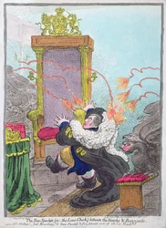 The New Speaker between the Hawks and the Buzzards, Published by Hannah Humphrey