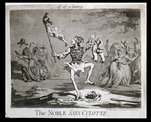 The Noble Sans-Culotte, published by Hannah Humphrey in 1794