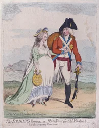 The Soldiers Return, or Rare News for Old England, published by Hannah Humphrey in 1791