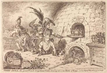 Tiddy-Doll, the Great Gingerbread Baker, Drawing Out a New Batch of Kings