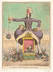 William Pitt Playing the Parliament, 1797