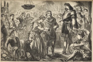 Vortigern, King of the Bretons and Rowena