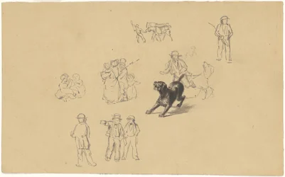 Barking Dog and Studies for 
