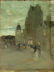 Street in Oban, Night