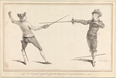 De la Garde Espagnole, Figure A Attacked by the French Guard