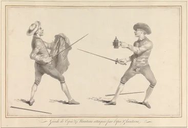 Guard of the Sword & Cloak Attacked by the Sword & Lantern