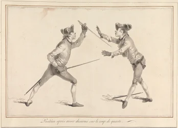 Position After Disarming on the Quarte Thrust