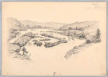 River Rapids, Design for Washington Board of Trade Dinner, May 13, 1908